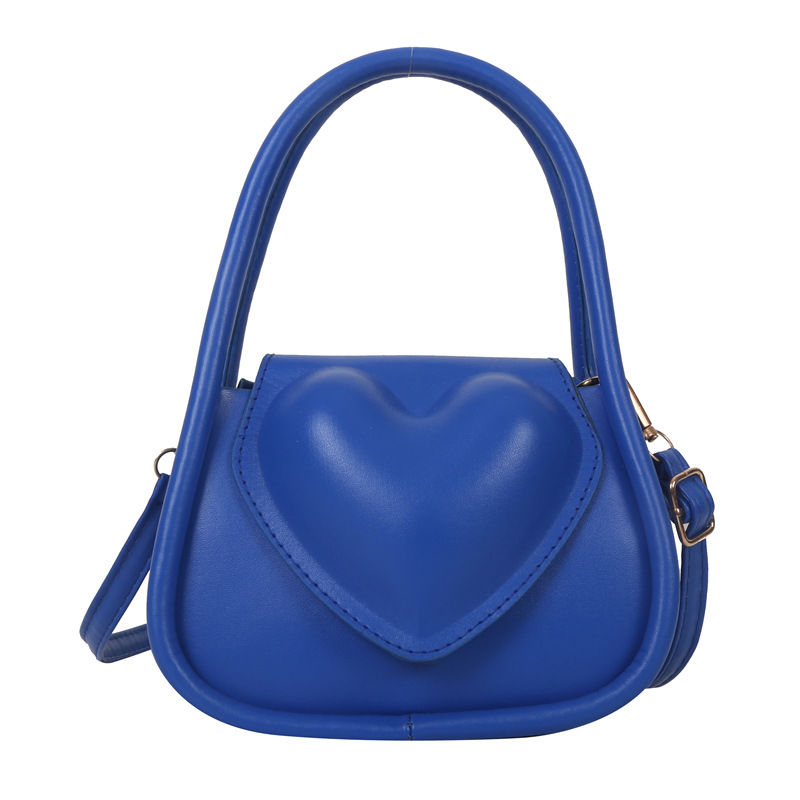 Fashion Love Pressure Shell Women's Small Square Bag 2023 Popular High Sense Handbag Minority All-Match Shoulder Messenger Bag