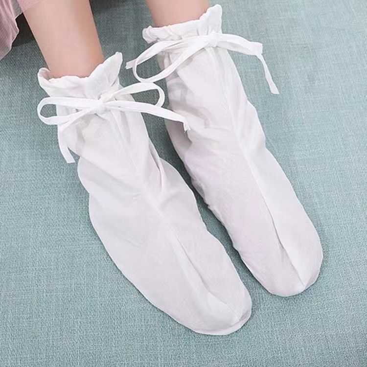 古风袜子女汉服袜子短款云袜白色百搭舒适日常汉服鞋配袜古装袜子