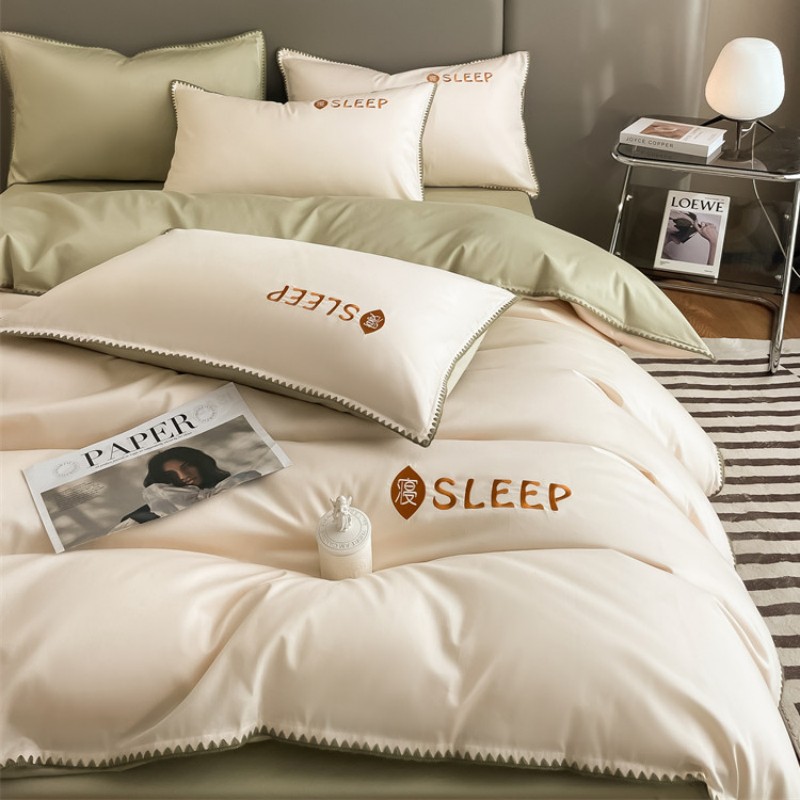 Supply HighEnd 120 LongStaple Cotton FourPiece Set All Cotton Pure