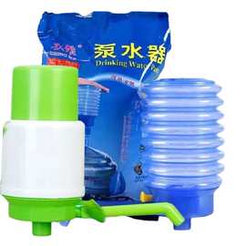 厂家直供 众维压水器桶装水抽水器居家日用压水泵手压泵水器整箱