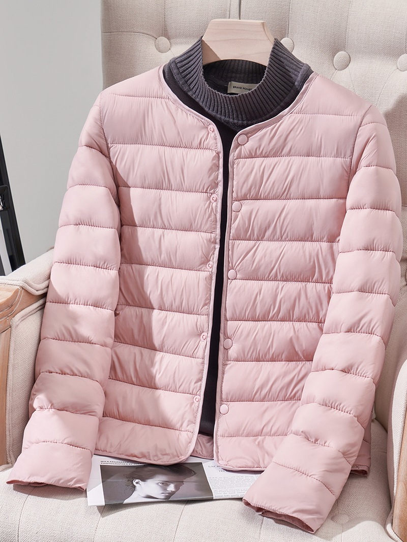 反季清仓轻薄内胆羽绒服女短款2024新款冬季保暖断码特价女装外套