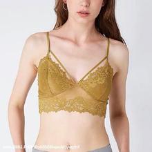 Lace underwear women no steel ring vest bralette