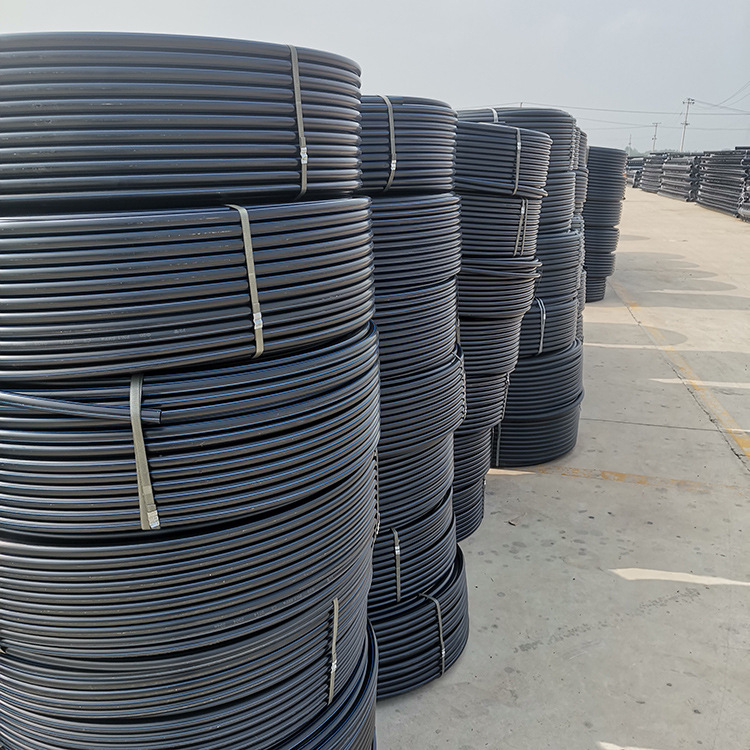 预埋pe穿线管 弱电塑料穿线管dn50 批发黑色穿线盘管聚乙烯塑料管