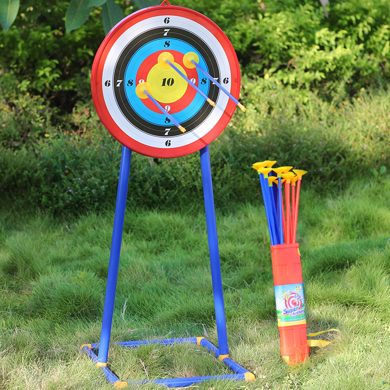 大号吸盘儿童弓箭立式标靶箭筒袋景区比赛箭馆射击器材箭靶子玩具