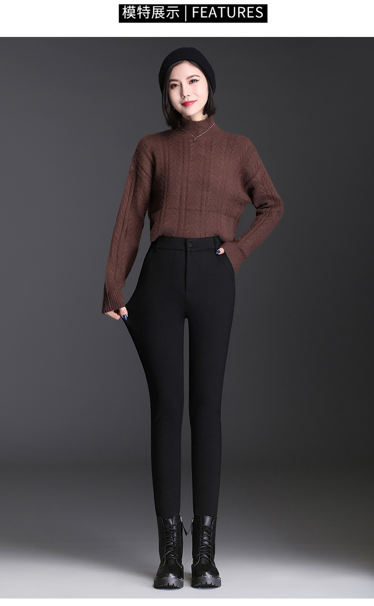 加绒长裤女冬季外穿加厚保暖裤2020新款显瘦魔术打底裤小脚铅笔裤