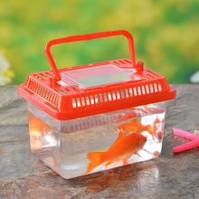 大塑料鱼缸透明大号包邮乌龟缸塑料大小号带盖鱼缸提手金鱼盒