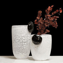 简约现代创意玻璃花瓶民宿装饰样板间玄关餐厅客厅软装花器装饰品
