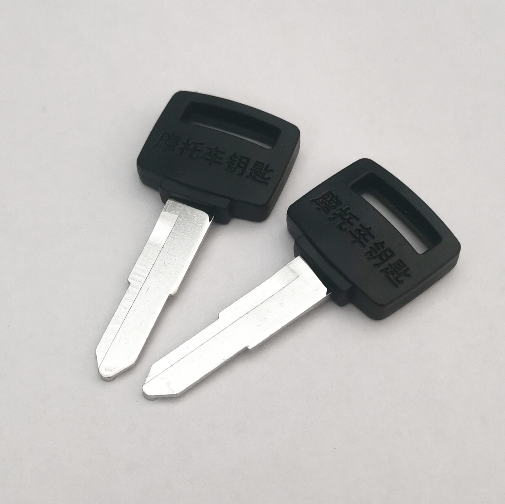 d-117r胶厚方柄摩托车钥匙右槽 民用摩托车钥匙胚子