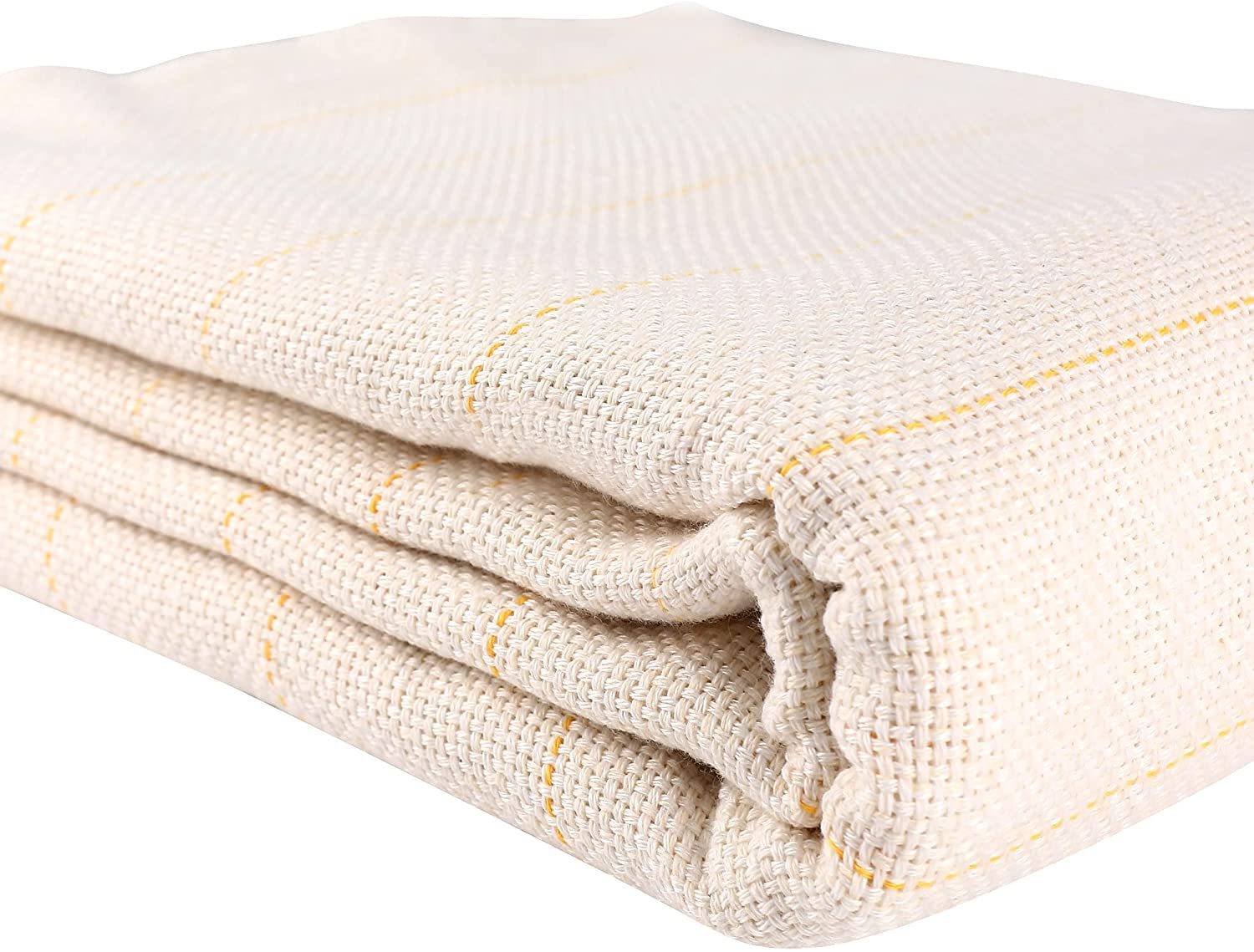 tufting 簇绒枪刺地毯布料地毯基布大块布涤棉黄线布