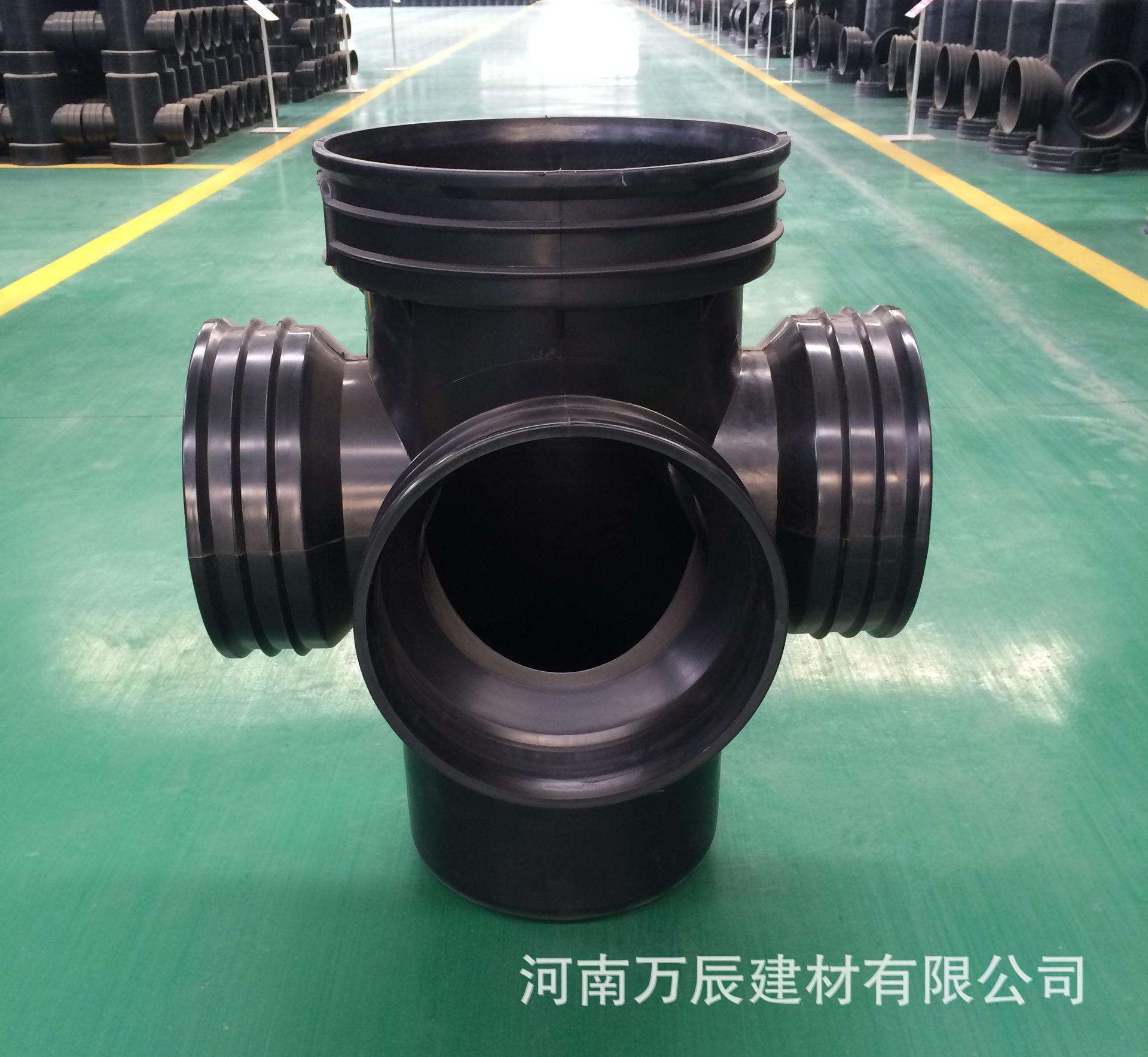 pe塑料排水检查井 污水处理沉泥流槽直通井 成品塑料检查井