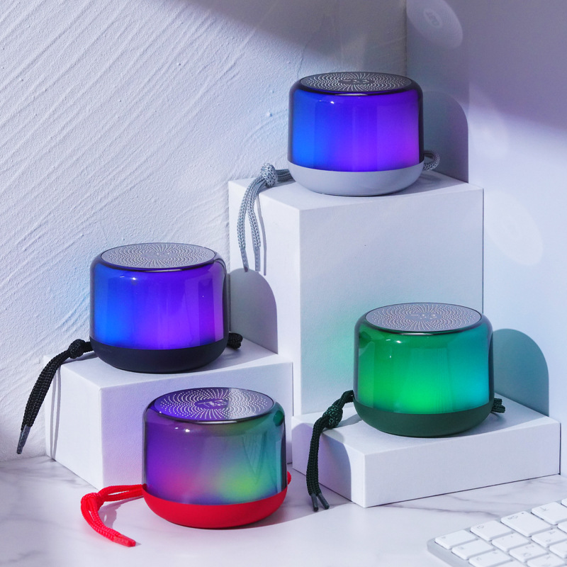 TG-363 Wireless Bluetooth Speaker Household Desk Glowing Cool Portable Mini Subwoofer Small Speaker