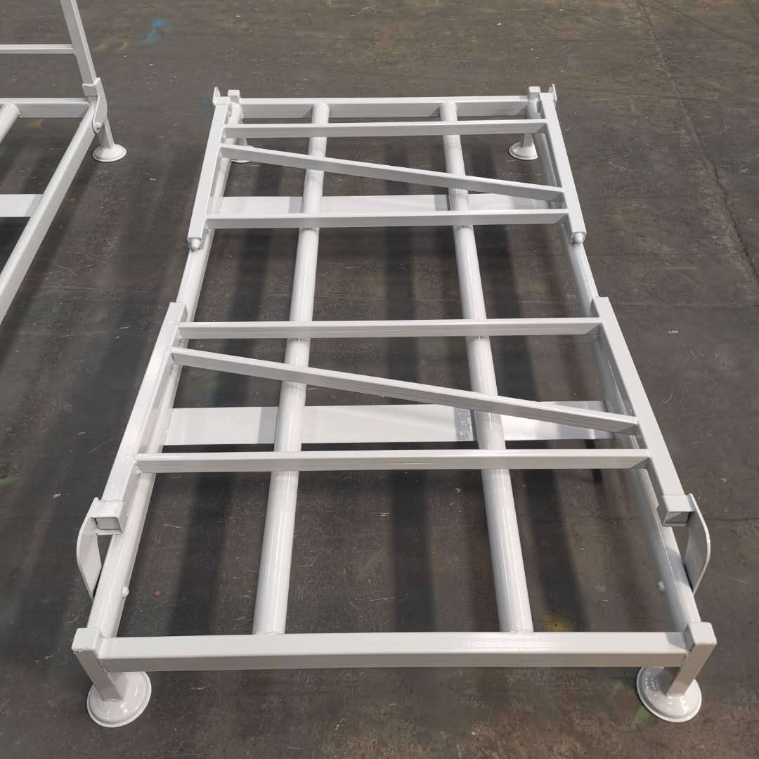 重型轮胎存放架 车间汽配周转架 中量型轮胎架子汽车轮胎白色货架