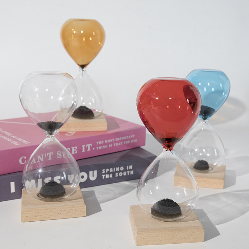 厂家直销儿童防摔创意磁铁沙漏玻璃沙漏计时器生日礼物-阿里巴巴