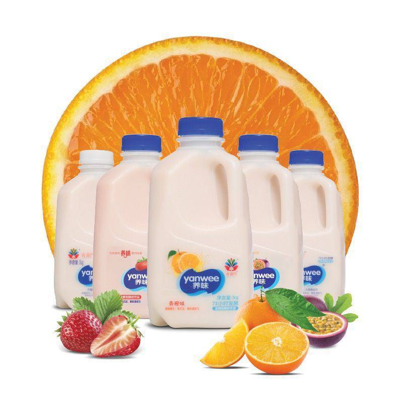 养味脱脂酸奶乳酸菌牛奶零脂肪发酵酸奶饮料1kg