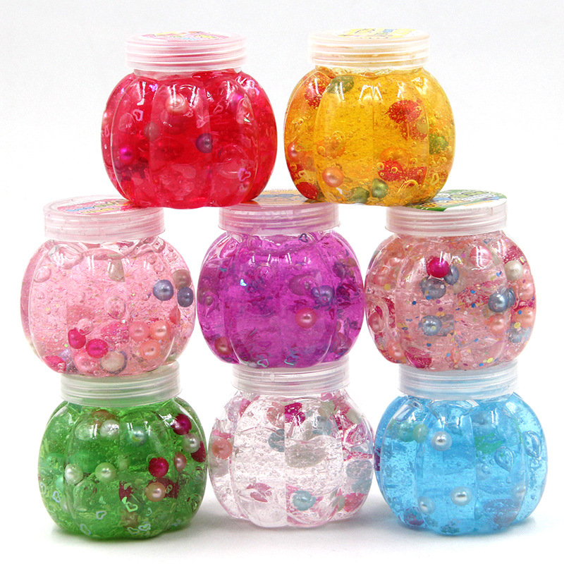 小南瓜史莱姆 快手ins水晶泥slime减压解压泥粘土手工制作戳戳泥