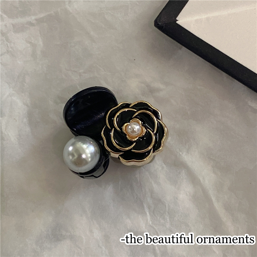 Summer 2023 New Small Size Camellia Grip Temperament Side Clip Mini Cute Classic Style Hair Clips Hair Accessories