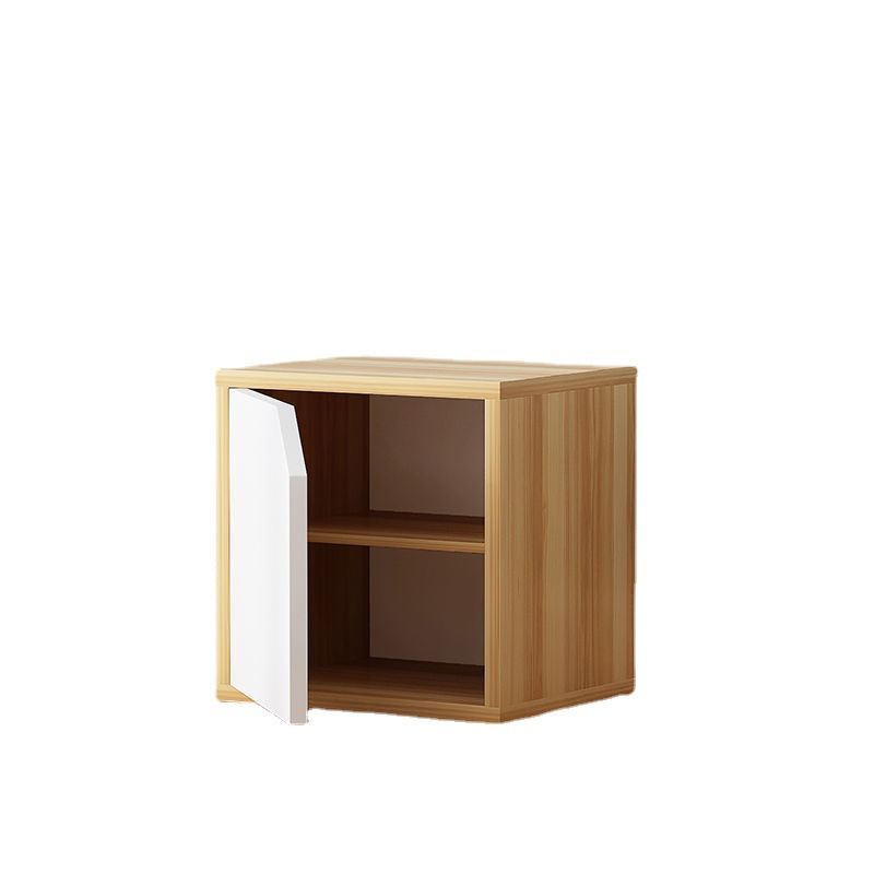 小方柜自由组合格子柜落地书柜学生收纳柜家用置物柜小柜子窄缝柜