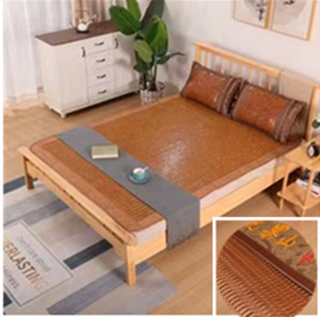 mahjong summer mat michel donato & guillaume bouchard narrow edge single double bed student mat 80 m 90 m 1.5 m 1.8 bamboo mat factory wholesale