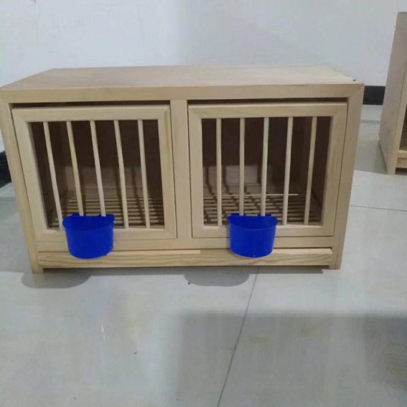鸽子窝信鸽巢箱配对笼实木鸽子笼鸽舍自产自销批发厂家一件代发