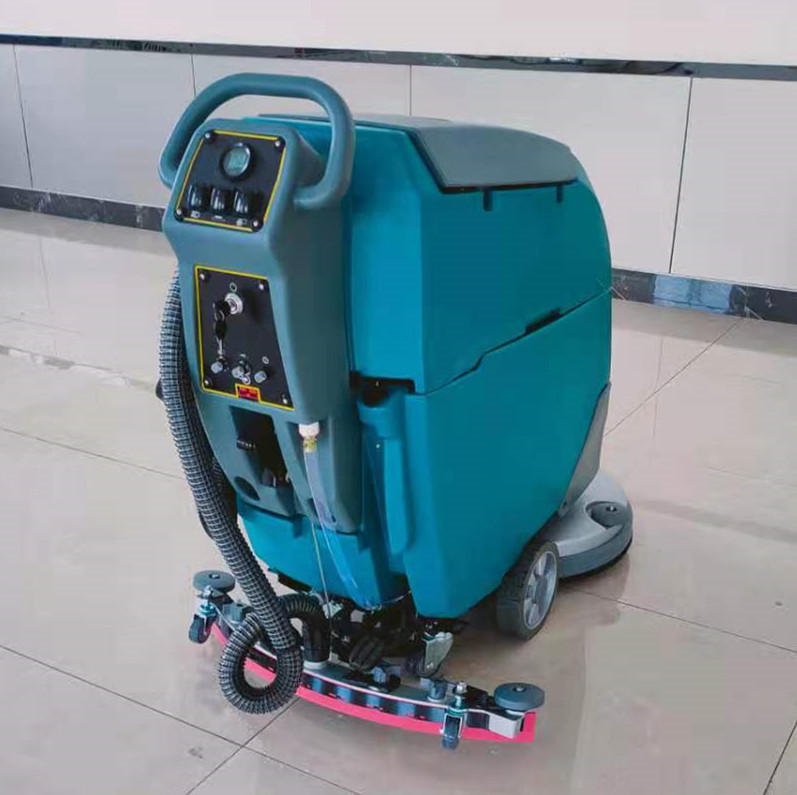 厂家手推式工业洗地机商场医院洗地车工厂车间吸水车超市拖地机