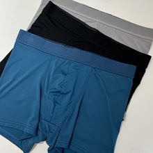 4030702————————男士平角内裤舒适弹力三条装透气短裤