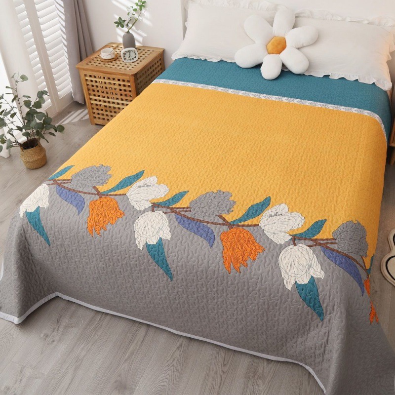 床盖批发四季款三层加厚夹棉床单多用途盖毯绗缝床垫防滑炕单批发