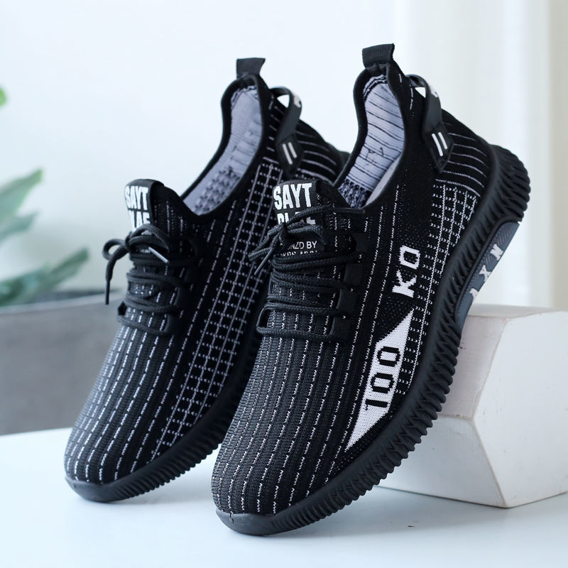 One Piece Dropshipping 2022 Spring and Summer New Breathable Thin Mesh Casual Shoes Soft Bottom Anti-Skid Shock Absorption Deodorant Sports