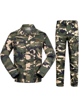 迷彩服套装男军训服女学生春季夏季加厚耐磨工装劳保工作服套装男