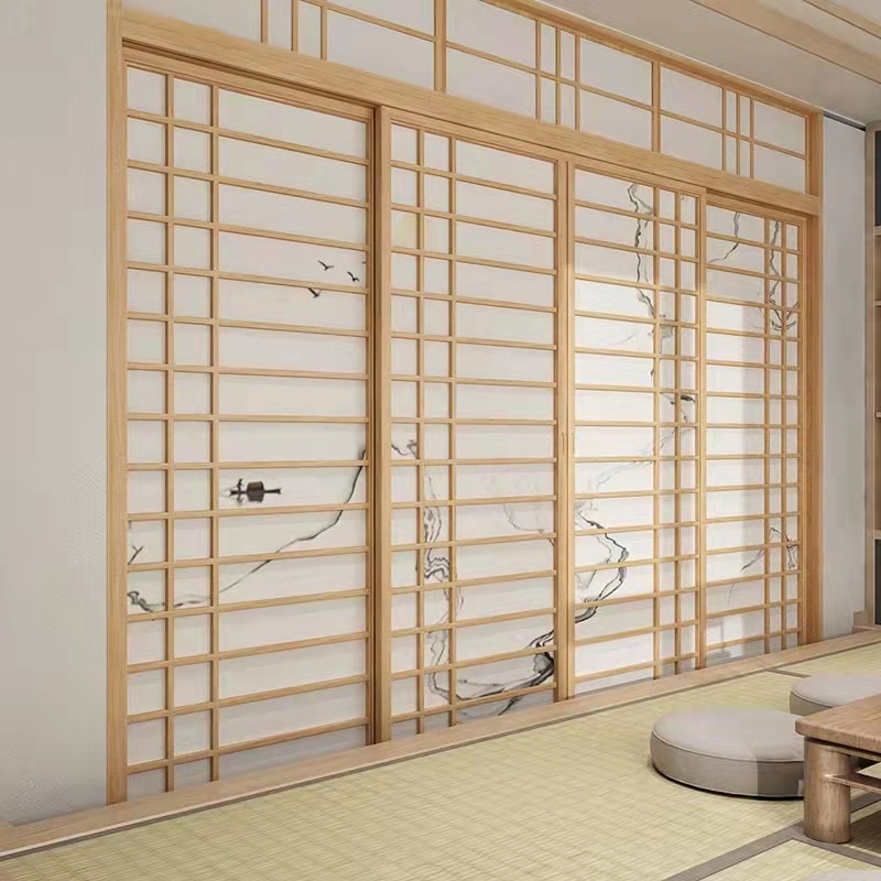 定制日式和室木门格子门