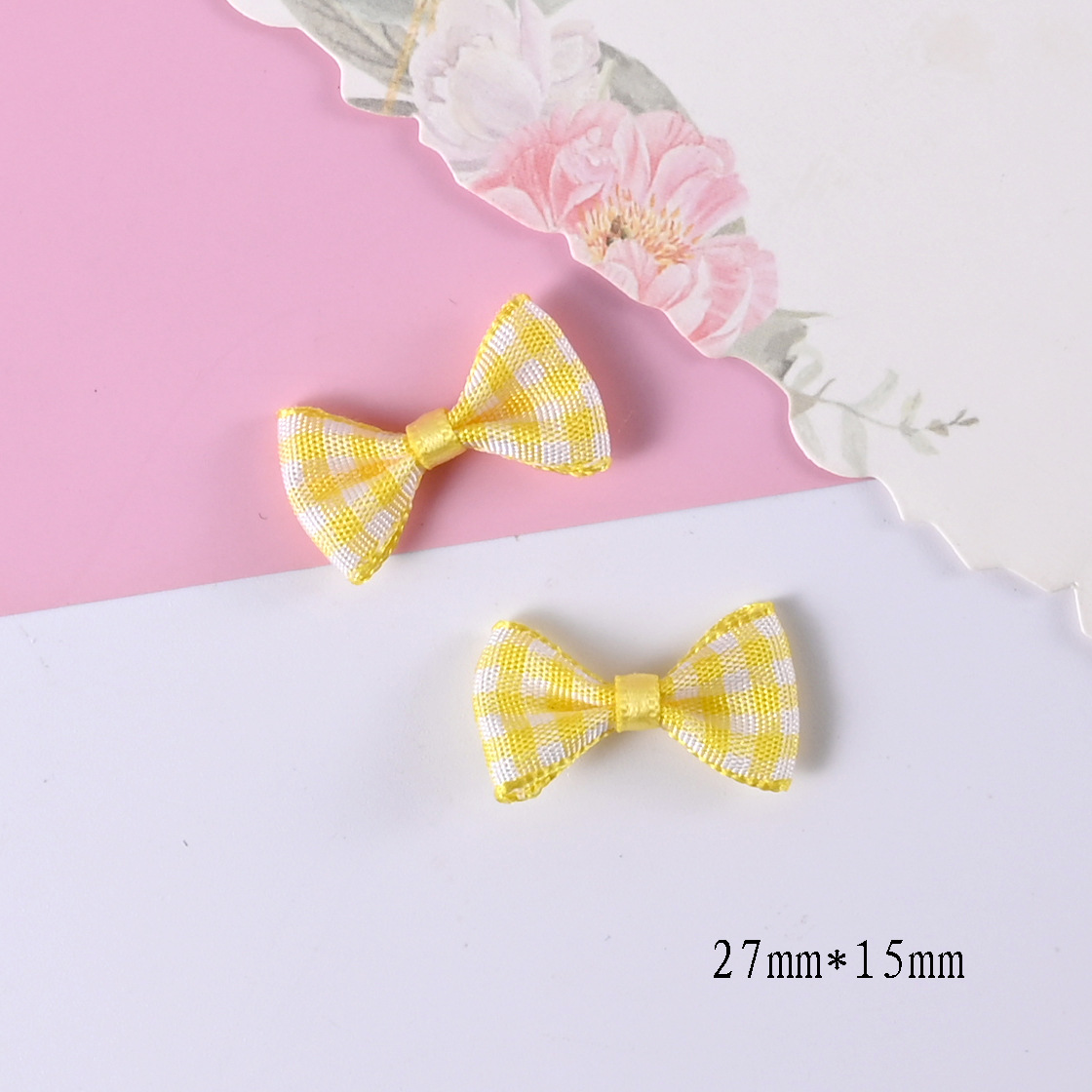 Fabric Bow Two-Dimensional Decoration Braid Ribbon DIY Packaging Bow Cream Glue DIY Bow