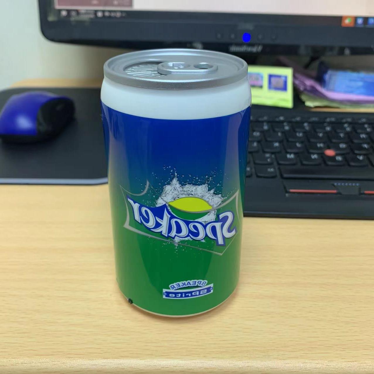 雪碧百事可乐罐迷你便携低音炮插卡音响手机新款无线蓝牙音箱