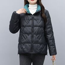 秋冬新款高档立领羽绒棉服女洋气减龄时尚百搭宽松显瘦保暖外套女