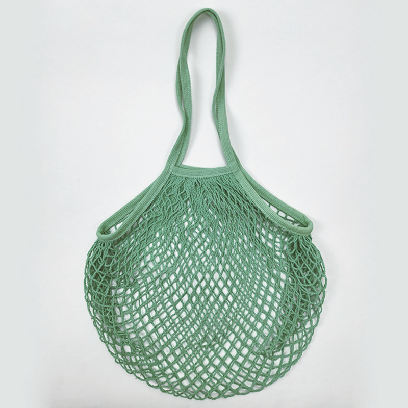 全棉编织网袋网兜蔬菜水果网袋收纳手提购物袋挎肩式网袋网红网兜
