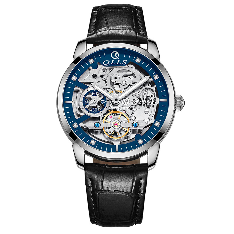 瑞士男表qlls新款高档手表品牌时尚多功能男士机械表防水夜光腕表