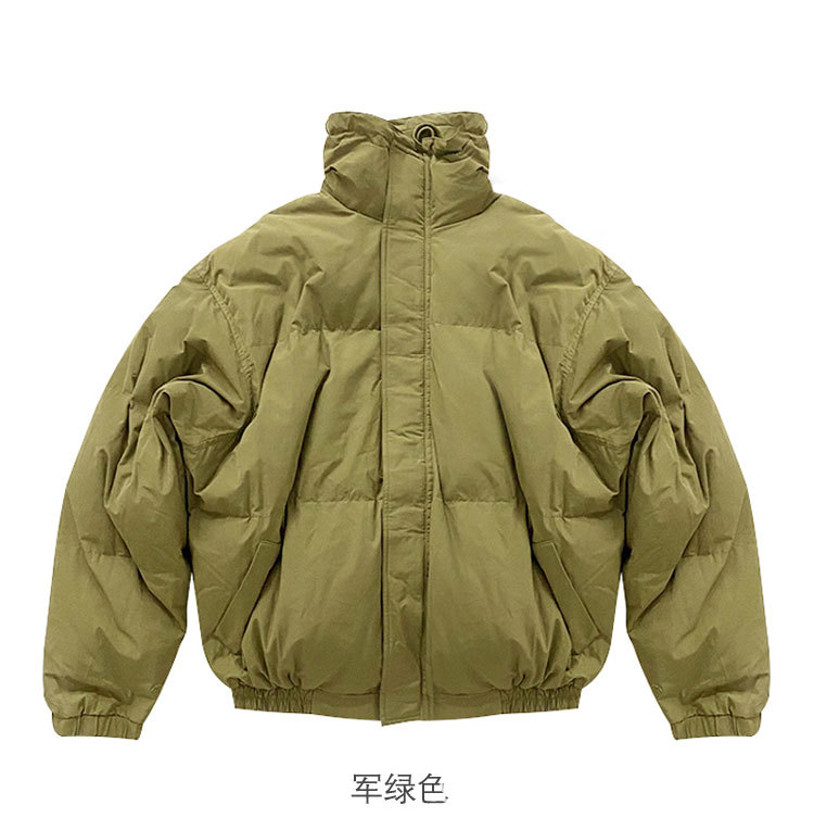 fog fear of god复线essentials高街面包服羽绒服宽松棉服外套男