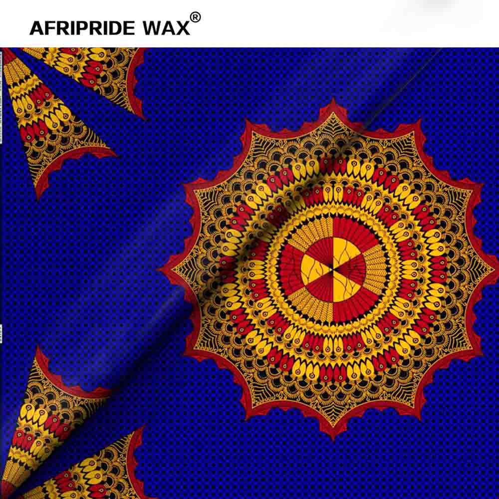 Foreign Trade Wholesale African Double-Sided Printing Cotton Batik Fashion Fabric Afripride Wax 733