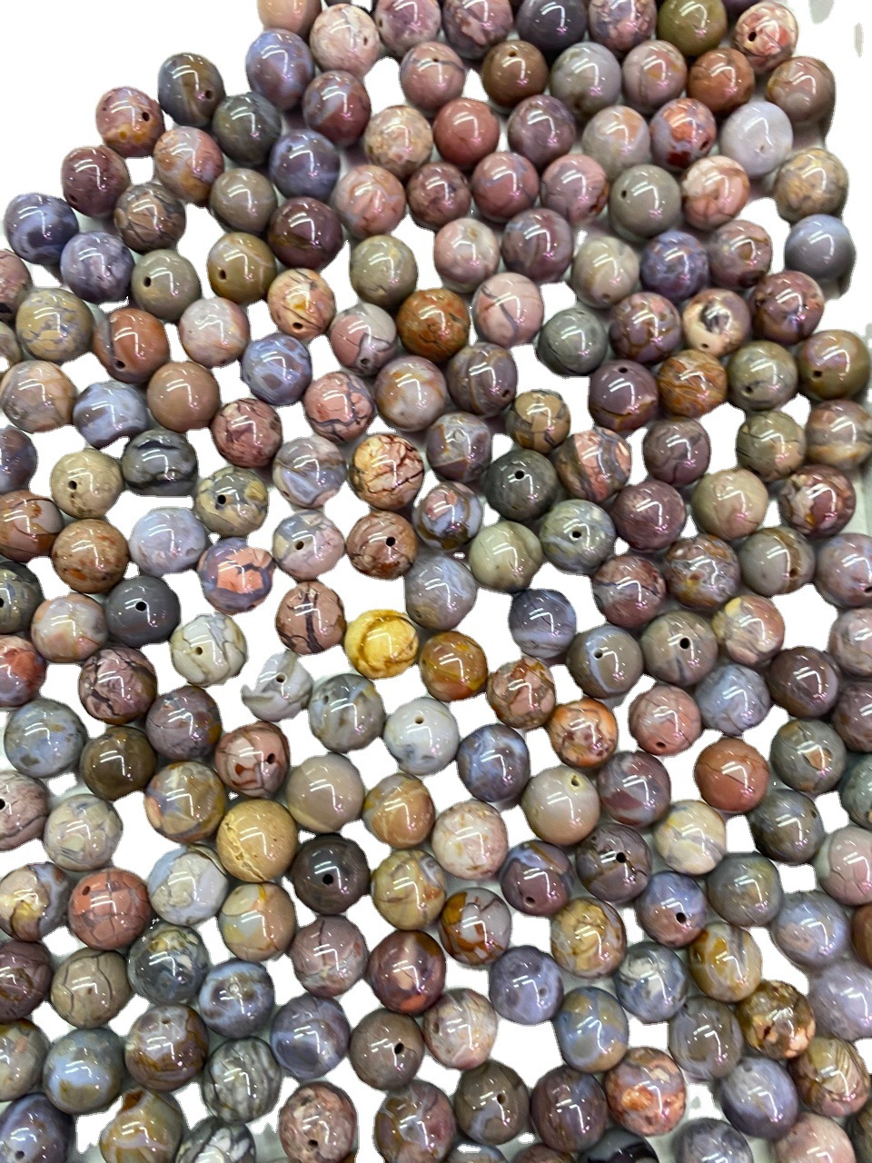 天然阿拉善龙纹爆裂纹多色单珠玛瑙,沙漠戈壁风情,大小可混批