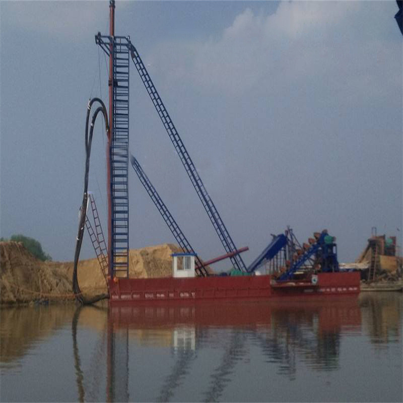 抽沙运砂一体船 绞吸式抽沙船 虹吸沙船 吊泵式抽沙船 抽深25米