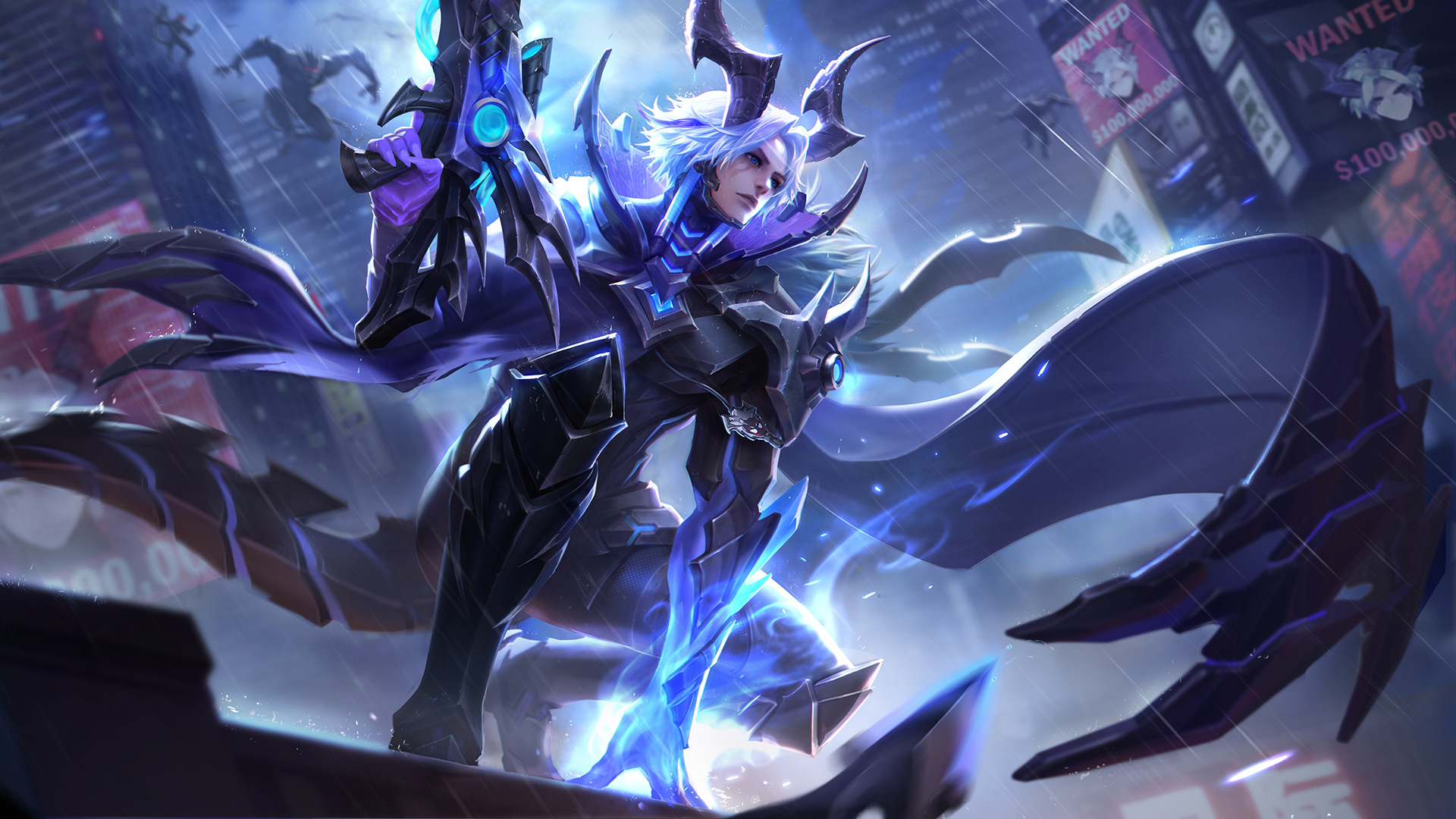 支持定制批发diy圆钻满钻钻石绣百里守约钻石画