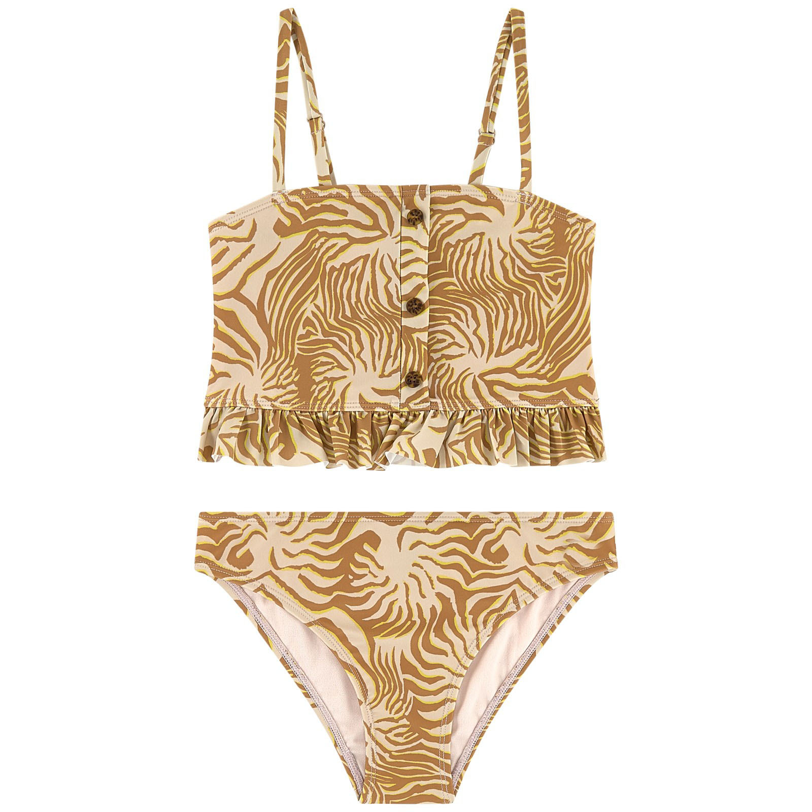 儿童女童氨纶锦纶防晒upf50 分体连体泳衣冲浪服实体定做泳装厂