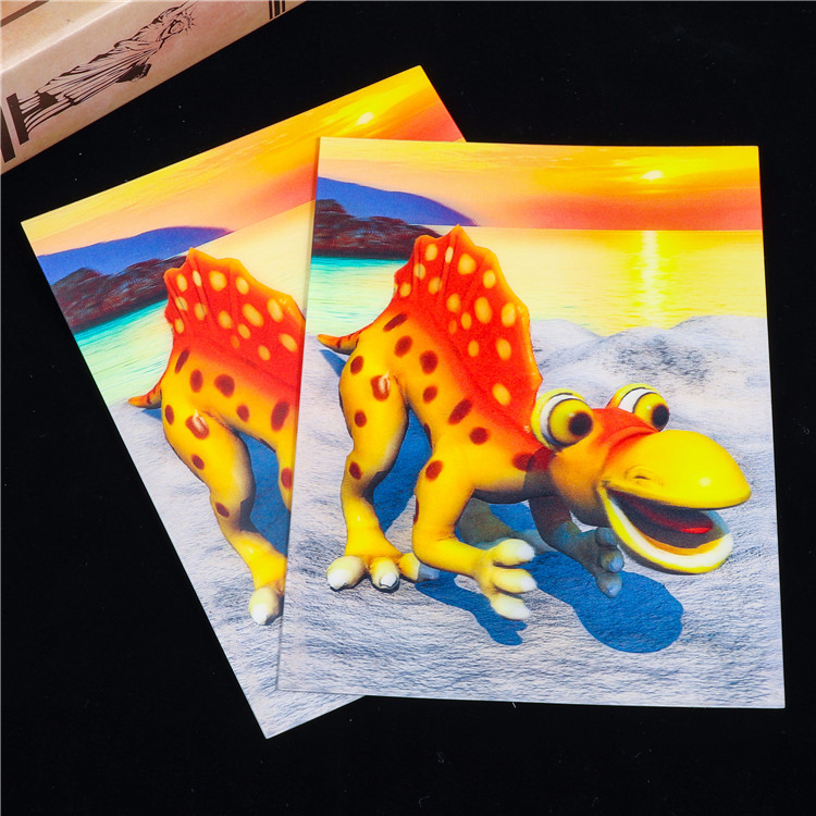 厂家定制pvc积分卡3d光栅立体变幻卡片三维立体卡牌厂家儿童玩具