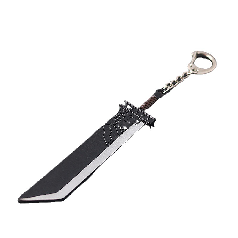 最终幻想 克劳德扎克斯毁灭之剑 武器钥匙扣挂件ff7 游戏周边