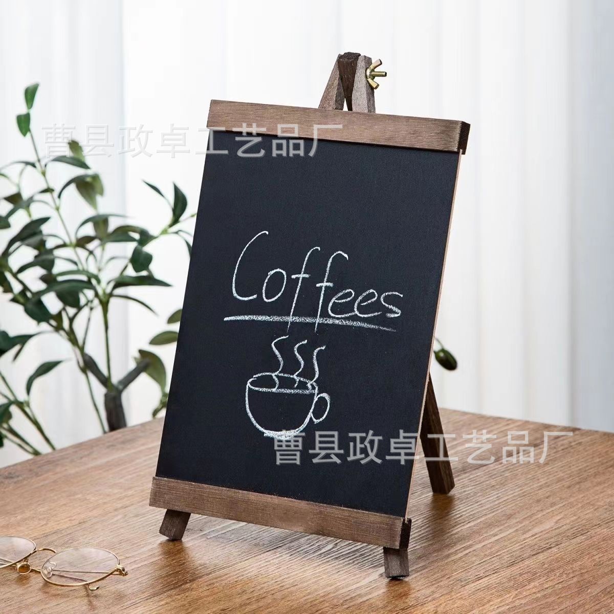 creative retro style wooden vertical small blackboard bedroom room ornaments stall exhibition board household desk message board