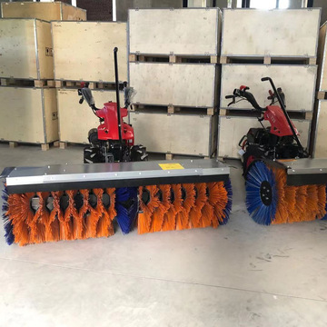 出口加拿大小型推雪机 手推式扫雪清雪机20cm积雪清扫车除雪车