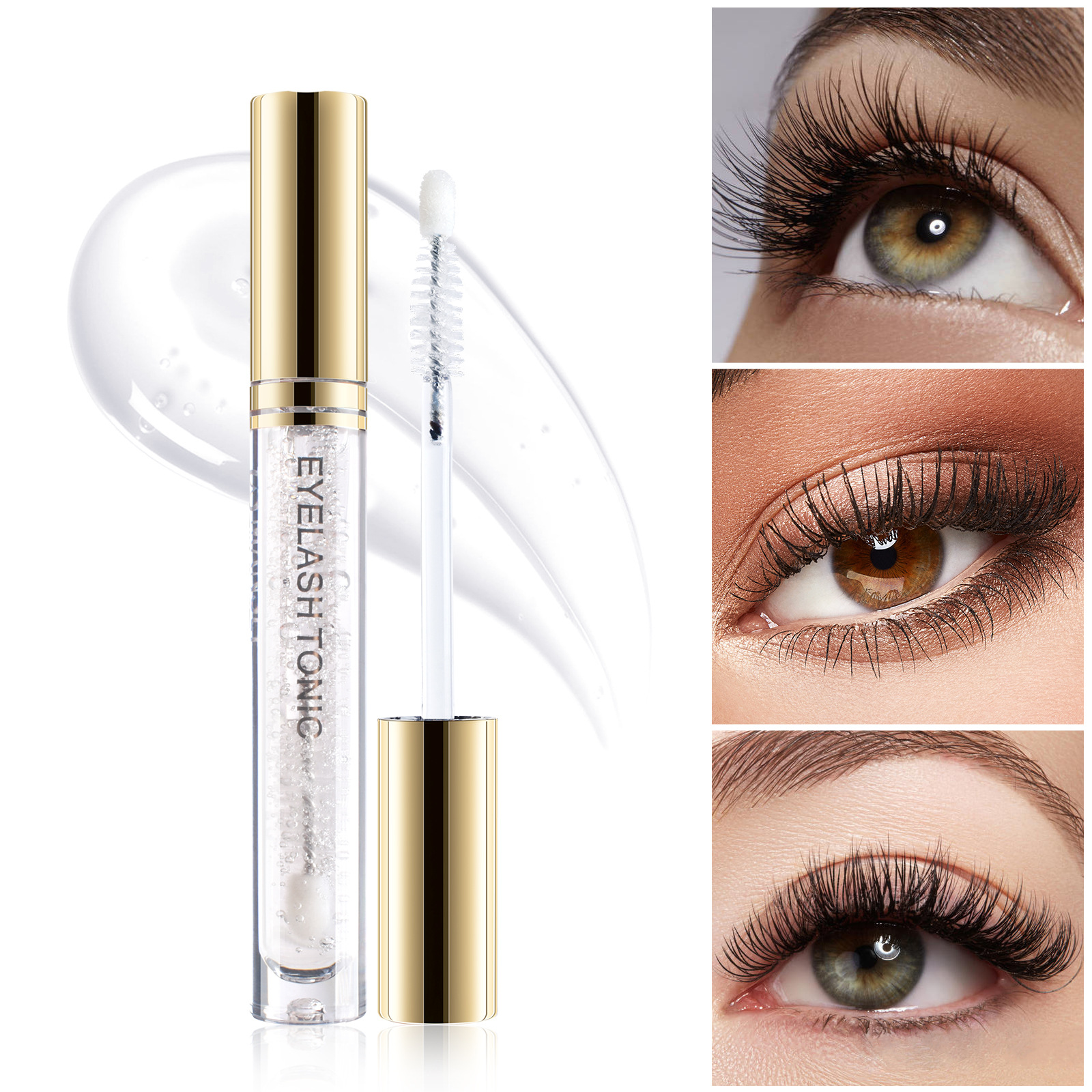 曼诗丽自然纤翘睫毛润护膏批发速卖通eyelash repair lotion滋润