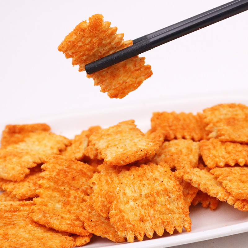 津味锅巴280g香辣番茄烧烤味90后怀旧办公室休闲膨化零食品-阿里巴巴