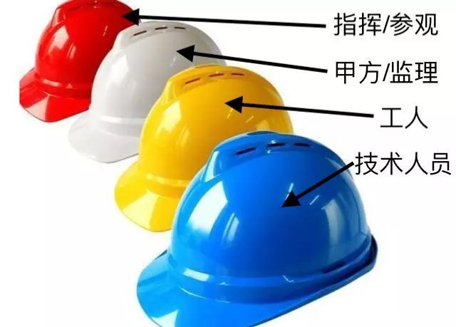 安全帽颜色冷知识