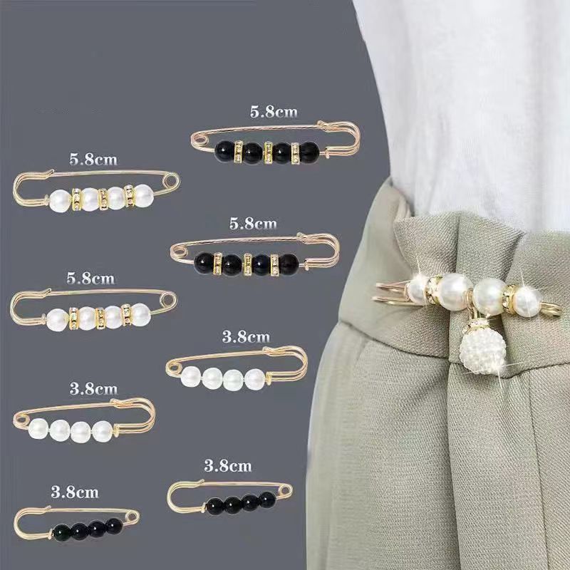 Pants Pin Fixed Clothes Belt Buckle Clip Brooch Waist Pin Jeans Skirt Waist Big Change Small Anti-Unwanted-Exposure Buckle