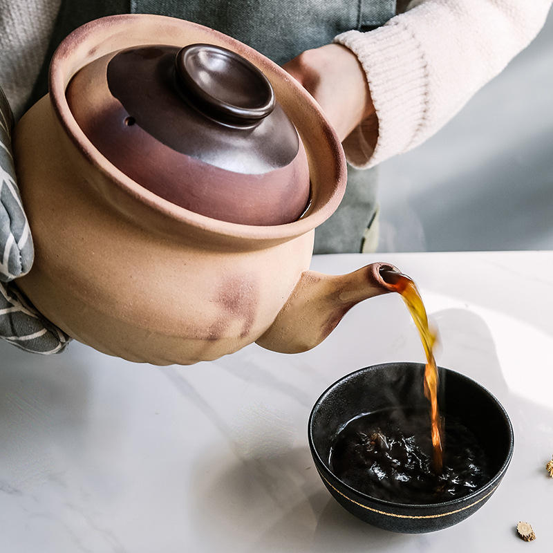 砂锅家用明火传统老式燃气大容量熬药锅养生保健煮药煎药壶