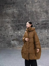 2023冬季新款韩版宽松加厚羽绒服简约款时尚高品质大版白鸭绒外套